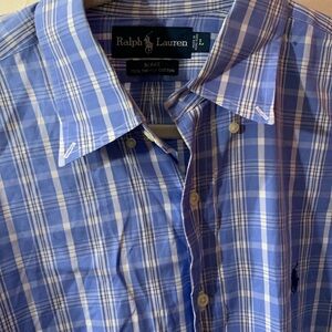 Polo Mens long 26 1/2 sleeve length button up new condition no tags